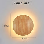 Nordic Wooden LED Wall Light