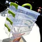 4-layer Transparent Plastic Storage Box