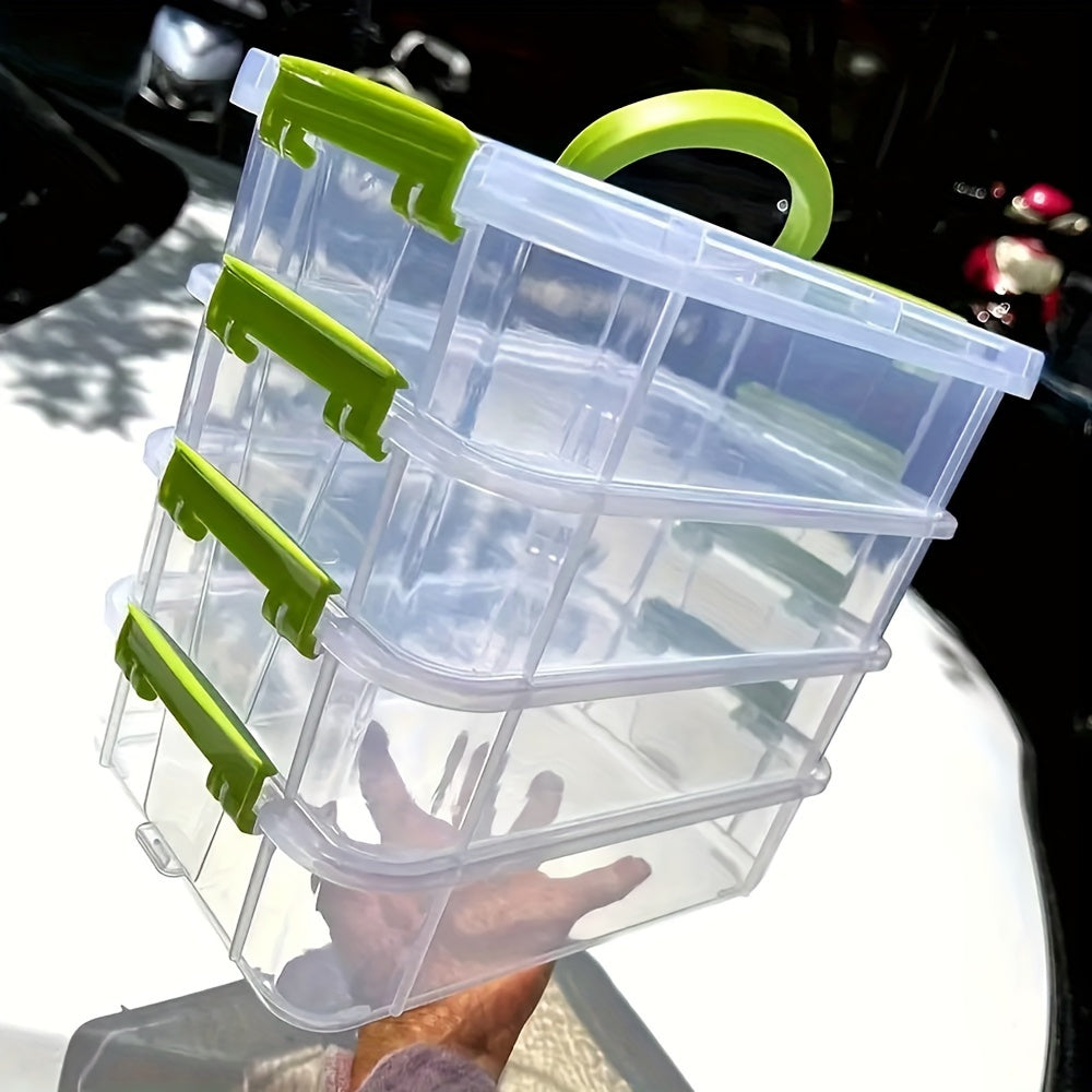 4-layer Transparent Plastic Storage Box