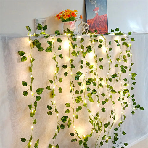 Artificial Leaf Vine Fairy Lights