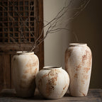 White Speckled Ceramic Flower Pot