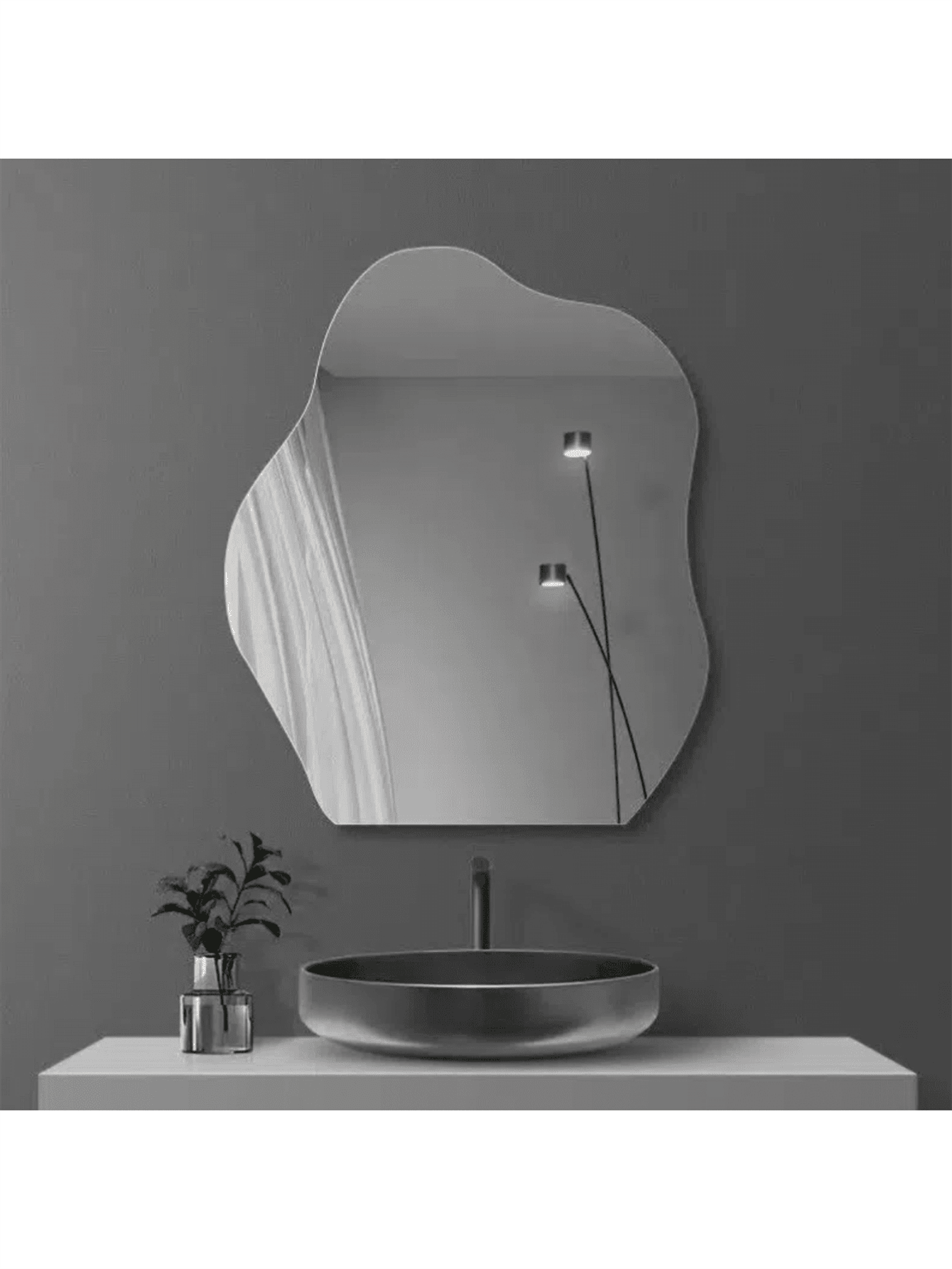 Acrylic Cloud Wall Mirror