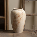 White Speckled Ceramic Flower Pot