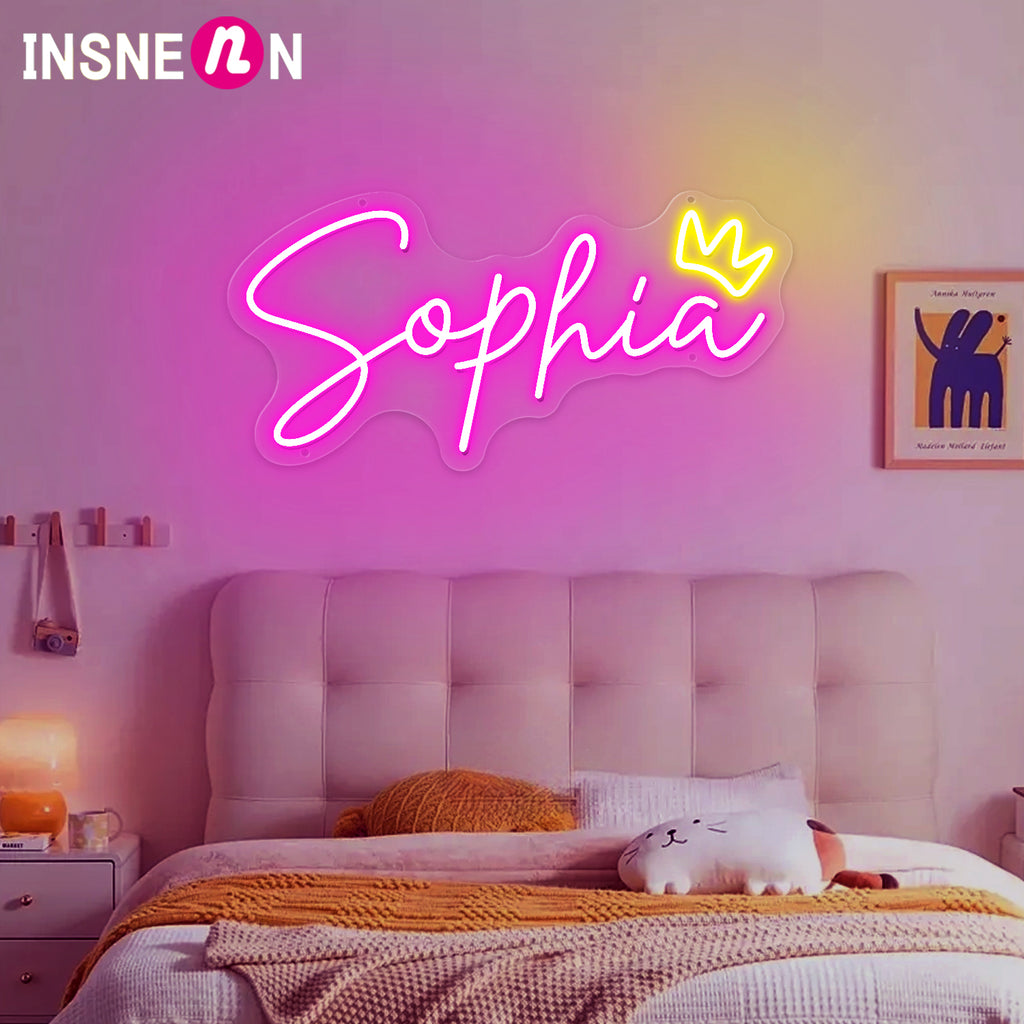 Custom LED Name Sign for Wall Decor
