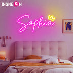 Custom LED Name Sign for Wall Decor
