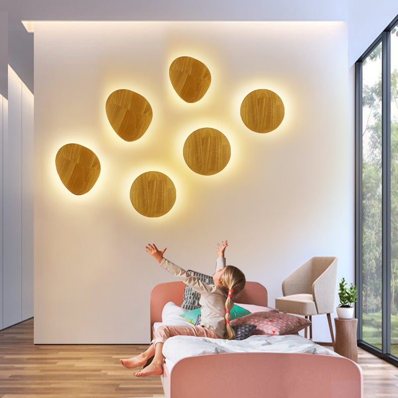 Nordic Wooden LED Wall Light