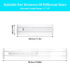 Adjustable Drawer Organizers