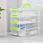 4-layer Transparent Plastic Storage Box