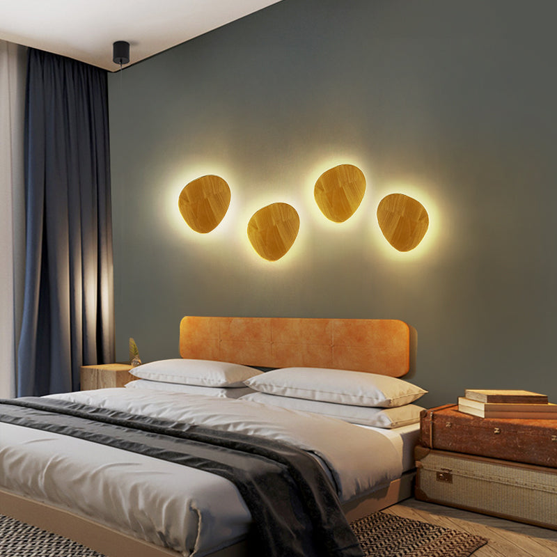 Nordic Wooden LED Wall Light