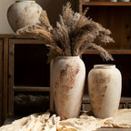 White Speckled Ceramic Flower Pot