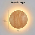 Nordic Wooden LED Wall Light