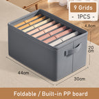 Foldable Clothes Organizer Box with Compartments