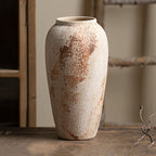 White Speckled Ceramic Flower Pot