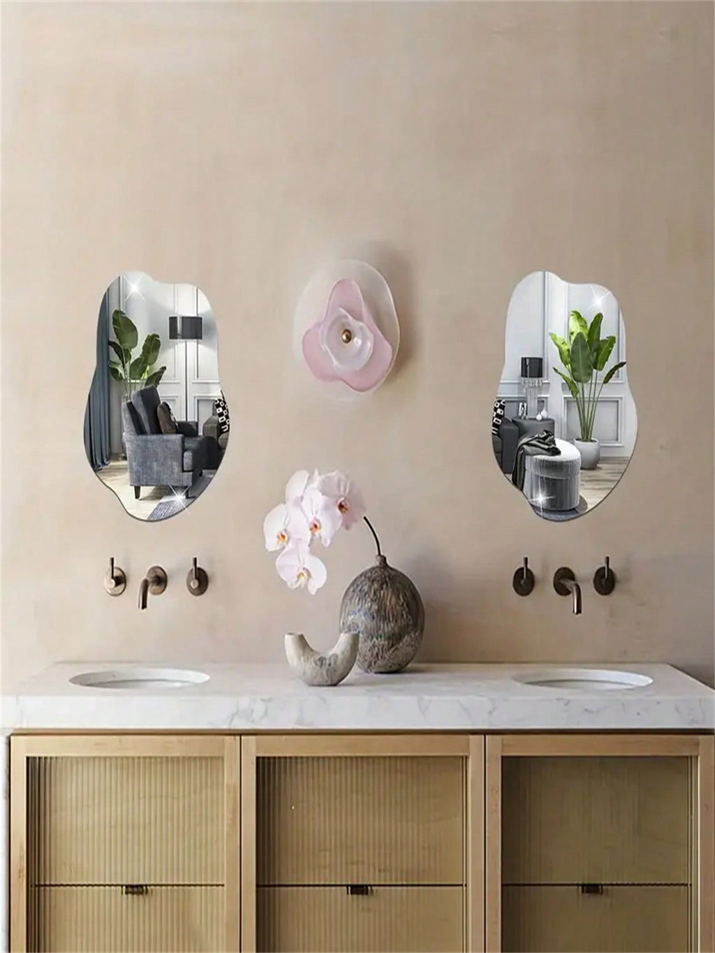 Acrylic Cloud Wall Mirror