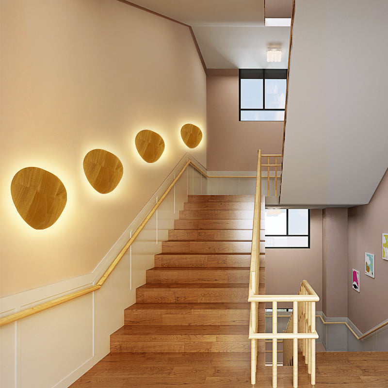 Nordic Wooden LED Wall Light