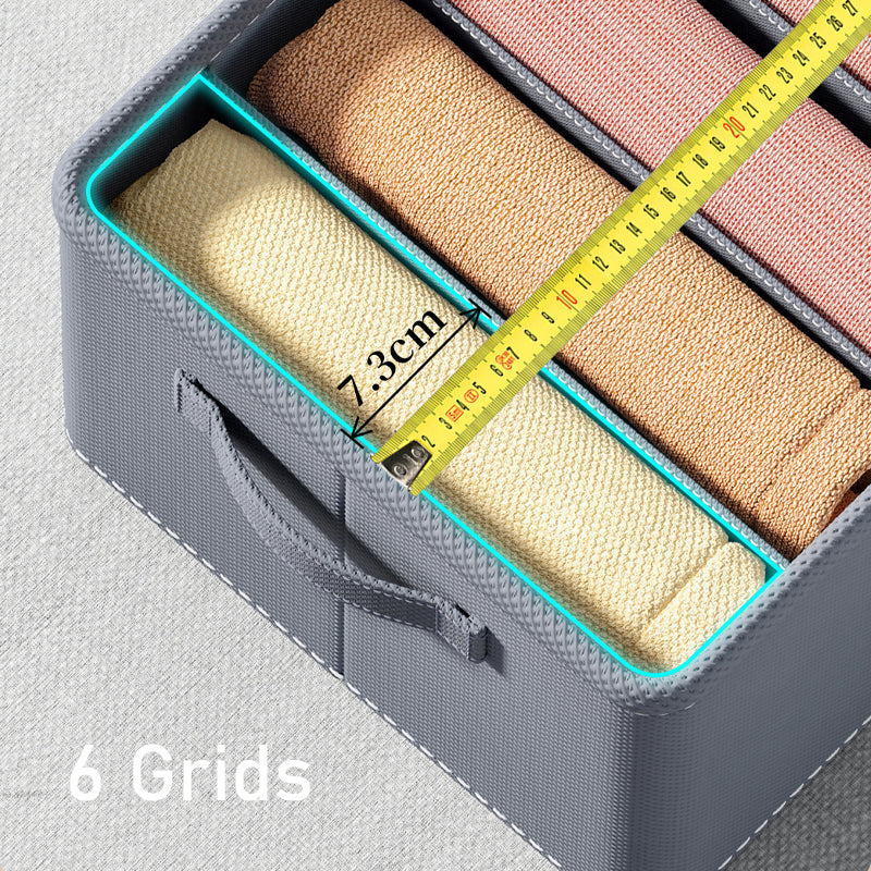 Foldable Clothes Organizer Box with Compartments