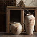 White Speckled Ceramic Flower Pot