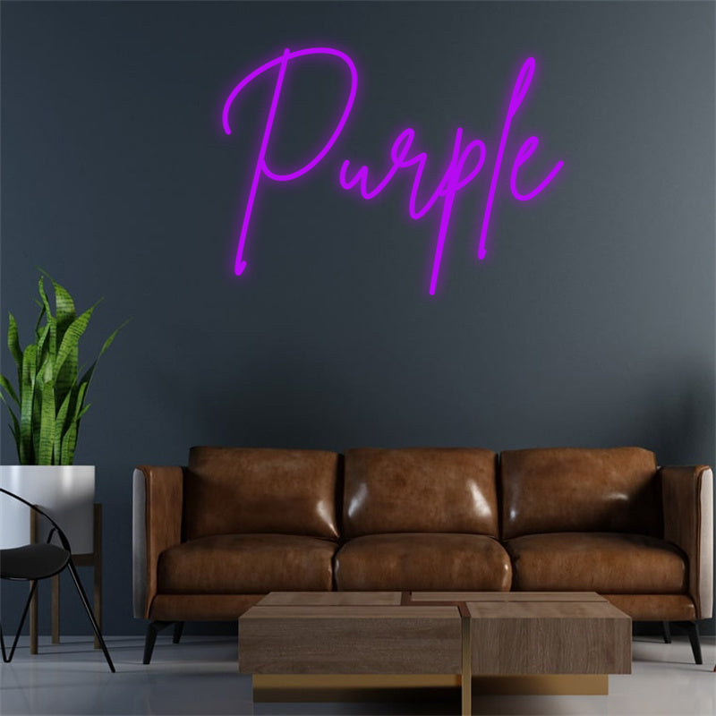 Custom LED Name Sign for Wall Decor