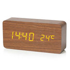 Wooden LED Alarm Clock