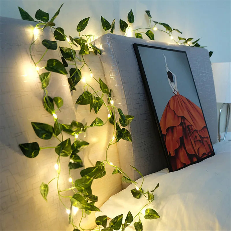 Artificial Leaf Vine Fairy Lights