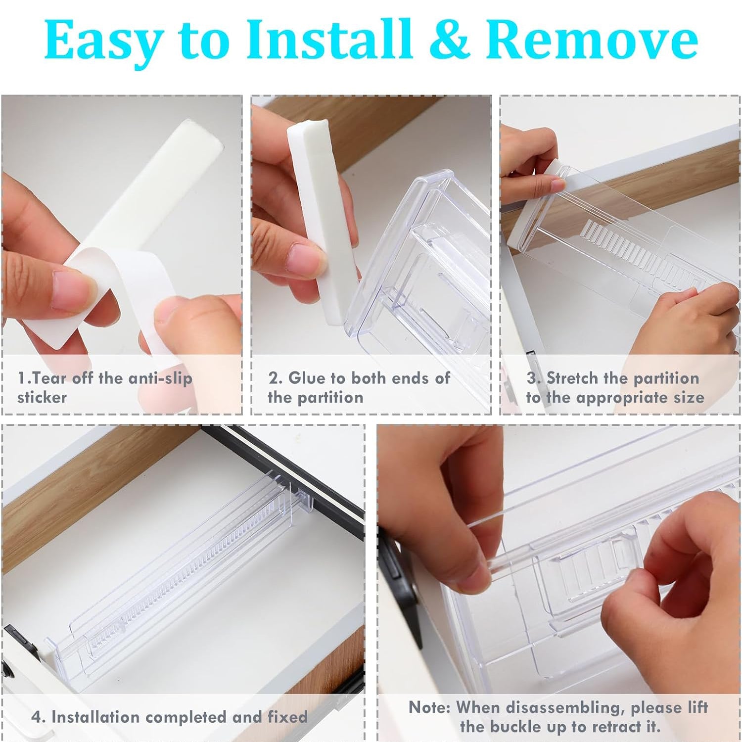Adjustable Drawer Organizers