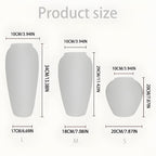 White Speckled Ceramic Flower Pot
